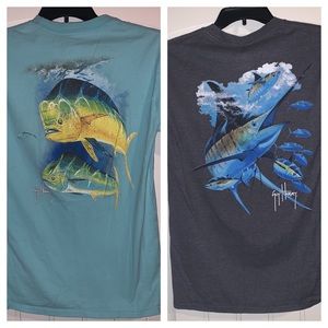 Guy Harvey Tees - Size Small - x2